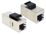 Keystone RJ45 Buchse > Buchse Cat.6 kompakt