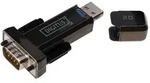 USB - RS232 Konverter / Adapter mit USB Verl&auml;ngerung, FTDI Chipsatz