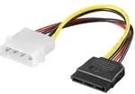 Power Adapter 4-pol. 5.25-Powerstecker - 15-pol. S-ATA Stecker