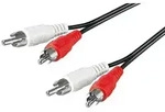 Stereo-Audiokabel 2x Cinchstecker  2x Cinchstecker - L&auml;nge: 0,50 m