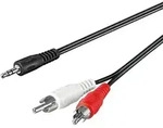 Klinke / Cinch Adapterkabel - L&auml;nge: 1,00 m