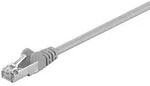 CAT 5e Netzwerkkabel, SF/UTP, grau - L&auml;nge: 0,50 m