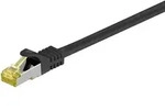 CAT 6a Netzwerkkabel mit CAT 7 Rohkabel, 500 MHz, S/FTP, LS0H, schwarz - L&auml;nge: 2,0