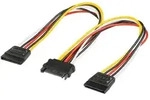 Y-Power Kabel S-ATA Kupplung - 2x S-ATA Stecker