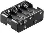 Batteriehalter f&uuml;r 10x Mignon AA mit Druckknopfanschluss