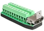 Adapter Terminalblock - HDMI Buchse