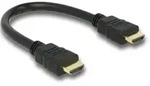 High Speed HDMI Kabel mit Ethernet schwarz - L&auml;nge: 0,25 m