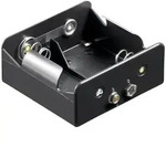 Batteriehalter f&uuml;r 2x Mono D mit Druckknopfanschluss
