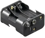 Batteriehalter f&uuml;r 6x Mignon AA 3/3 mit Druckknopfanschluss