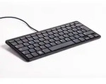 offizielle Raspberry Pi Tastatur, DE-Layout, inkl. 3 Port USB Hub, schwarz/grau