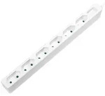 Slim Euro Steckdosenleiste, 6-fach, 1,50 m, wei&szlig;