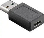 USB-C 3.0 Adapter, C Buchse - A Stecker, schwarz