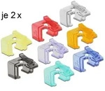 RJ45 Rastnasen Reparatur Clips, 16 St&uuml;ck