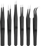 6-teiliges Pinzetten-Set aus rostfreiem Edelstahl