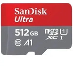SanDisk Ultra microSDHC A1 150MB/s Class 10 Speicherkarte + Adapter 512GB