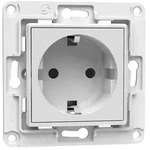 Shelly Wall Socket EU, Wandsteckdose, wei&szlig;
