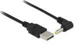 USB Strom Adapterkabel A Stecker - Hohlstecker 4,0 x 1,7mm 90&deg; gewinkelt 1,50m