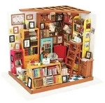 getDigital Miniatur-Haus Bausatz Sam's Arbeitszimmer, 22x18x19 cm, Beleuchtung