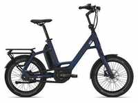 QIO EINS A-8 RBN 2023 | beryl blue matt | 47 cm | Kompakt E-Bikes