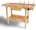 BAMATO Hobelbank WORK-1260 aus Massivholz