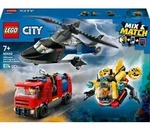 LEGO&reg; Kombinationsset mit Hubschrauber, L&ouml;schauto und U-Boot - 60462