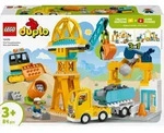 Baustelle mit Baufahrzeugen &ndash; 3-in-1-Set - 10476