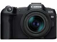 CANON EOS R8 Kit Spiegellose Systemkameras mit Objektiv 24-50 mm, 7,5 cm Display,