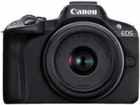 CANON EOS R50 Kit Spiegellose Systemkameras mit Objektiv 18-45 mm, 7,5 cm Display,