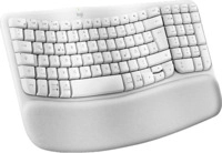 LOGITECH Wave Keys ergonomisch, Bluetooth, Tastatur, Sonstiges, kabellos, Wei&szlig;