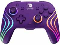 PDP LLC AFTERGLOW WAVE WIRELESS Controller Lila für Nintendo Switch, Switch OLED