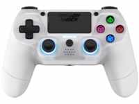 DRAGON SHOCK Mizar Wireless Controller Weiß für PlayStation 4