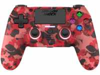DRAGON SHOCK Mizar Wireless Controller Camo Red für PlayStation 4