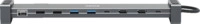 HAMA USB-C-Docking-Station "Connect2Office Basic V2", Standf&uuml;&szlig;e, 9 Ports