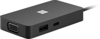 MICROSOFT Surface USB-C Travel Hub Dockingstation, Schwarz