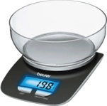 BEURER 704.15 KS 25 K&uuml;chenwaage, Max. Tragkraft: 3 kg, Standwaage