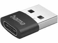 HAMA USB-C-Buchse auf USB-A-Stecker 3er Pack, Adapter, Schwarz