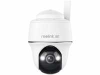 REOLINK B4GPT4K04, REOLINK Go Series G440 4G Akku, Überwachungskamera Weiß