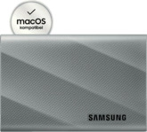 SAMSUNG T9 PC/Mac Festplatte, 2 TB SSD, extern, Grau