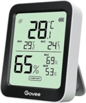 GOVEE Bluetooth mit Screen Thermo-Hygrometer, Schwarz