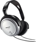 PHILIPS SHP 2500/10, Over-ear Kopfh&ouml;rer Schwarz/Silber