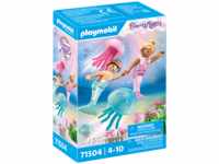 PLAYMOBIL 71504 Meerjungfrauen-Kinder mit Quallen Spielset, Mehrfarbig