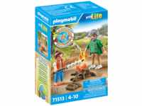 PLAYMOBIL 71513 Lagerfeuer mit Marshmallows Spielset, Mehrfarbig