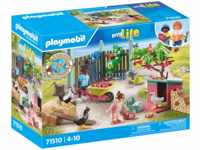 PLAYMOBIL 71510 Kleine Hühnerfarm im Tiny House Garten Spielset, Mehrfarbig