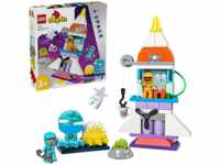 LEGO DUPLO Town 10422 3-in-1-Spaceshuttle für viele Abenteuer Bausatz, Mehrfarbig