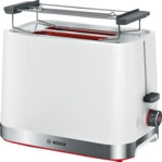 BOSCH TAT4M221 My Moment Kompakt Toaster Wei&szlig; (950 Watt, Schlitze: 2)