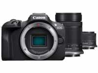 CANON EOS R100 Kit Systemkamera mit Objektiv 18-45 mm, 55-200 7,62 cm Display, WLAN