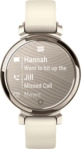 GARMIN Lily 2 Smartwatch Eloxiertes Aluminium Silikon , 14 mm, Cremegold