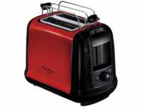 MOULINEX LT 261 D Toaster Metallic/Rot/Schwarz (850 Watt, Schlitze: 2)