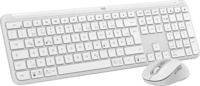LOGITECH MK950 Signature Slim Combo, Tastatur & Maus Set, kabellos, White