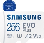 SAMSUNG EVO Plus (2024), Micro-SD Speicherkarte, 256 GB, 160 MB/s